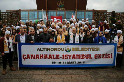 Altınordu Belediyesi Öğrencileri Çanakkale’ye Gönderdi