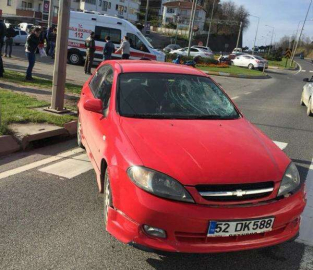 Trafik Kazası Güvenlik Kamarasında