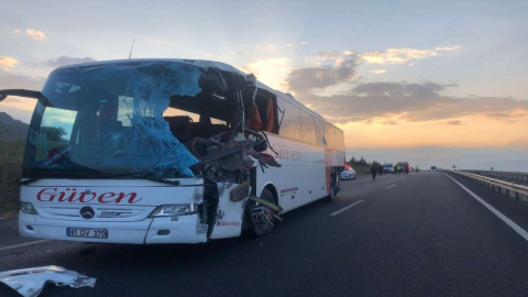 Denizli'de feci kaza