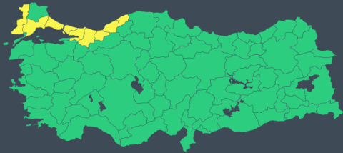 8 il için "sarı" uyarı