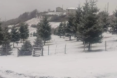 ORDU’DA YAYLALAR BEYAZA BÜRÜNDÜ