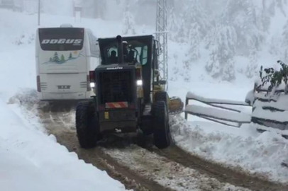 ORDU’DA YOLCU OTOBÜSÜ YOLDA KALDI