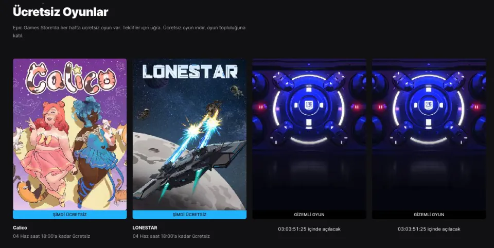 Toplam değeri 380 TL olan 2 oyun Epic Games'te ücretsiz dağıtılıyor.👇