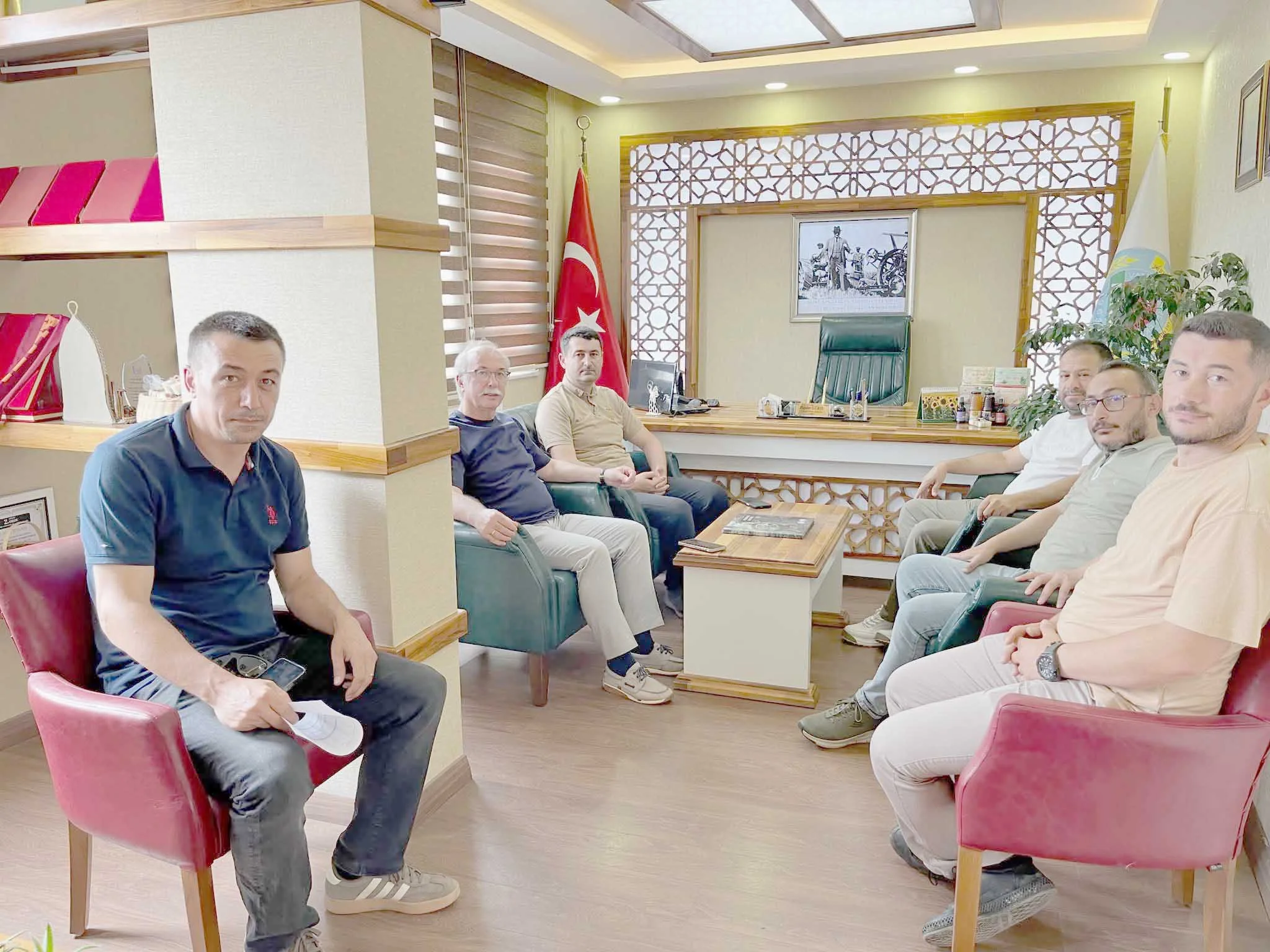 ÜRETİCİNİN SORUNLARI TMO’YA İLETILDİ