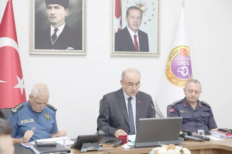 “ORDU’NUN HUZURU İÇİN ÇALIŞIYORUZ”